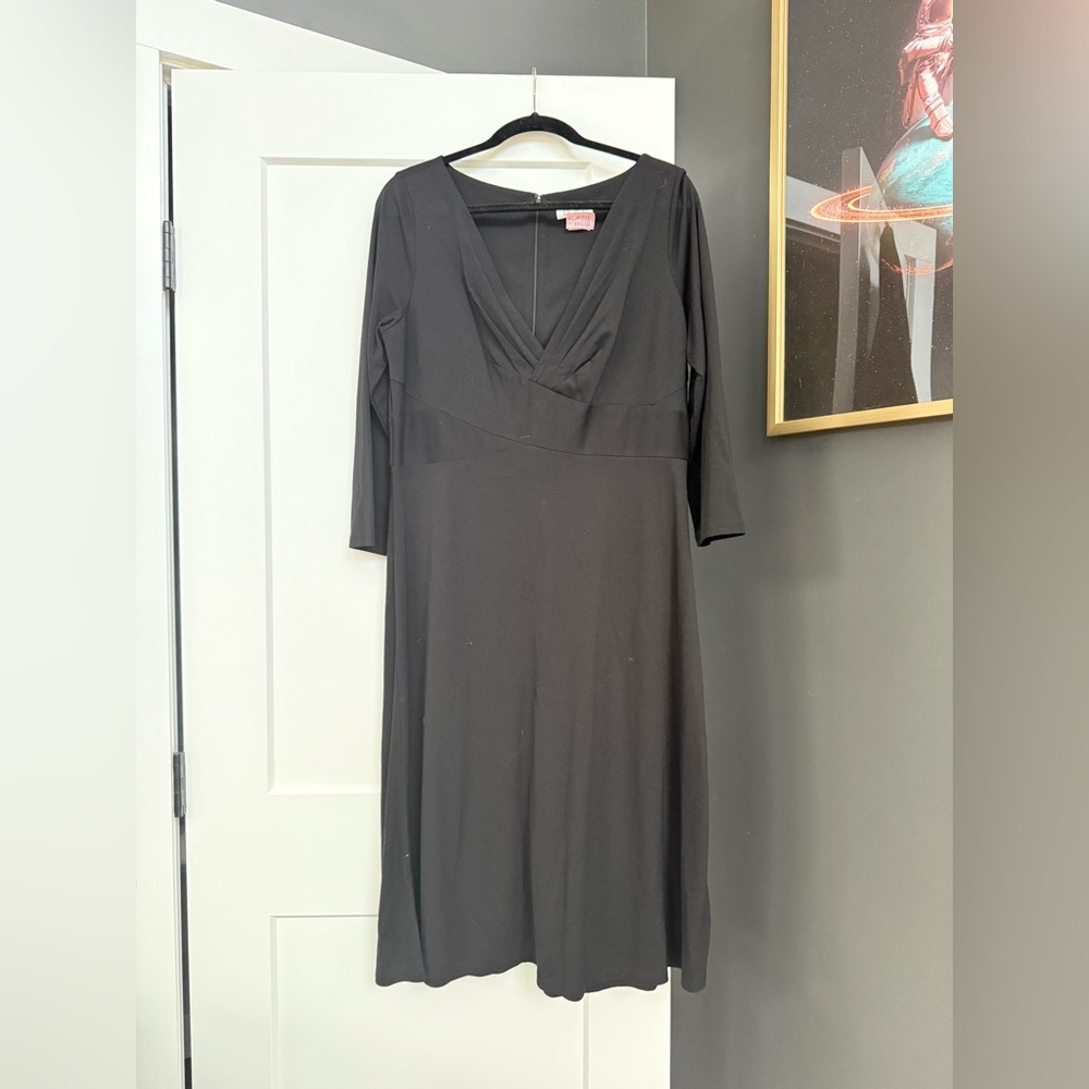 Ann Taylor Black Long Sleeve Dress